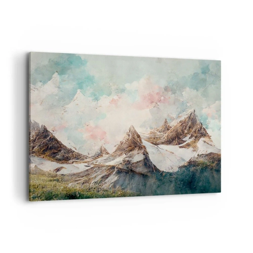 Lærredstryk - Billede på lærred - Stenede knive - 120x80 cm