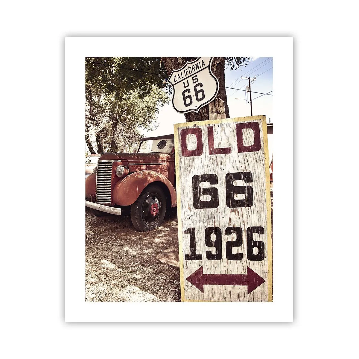 Plakat - En legende om det amerikanske landskab - 40x50 cm