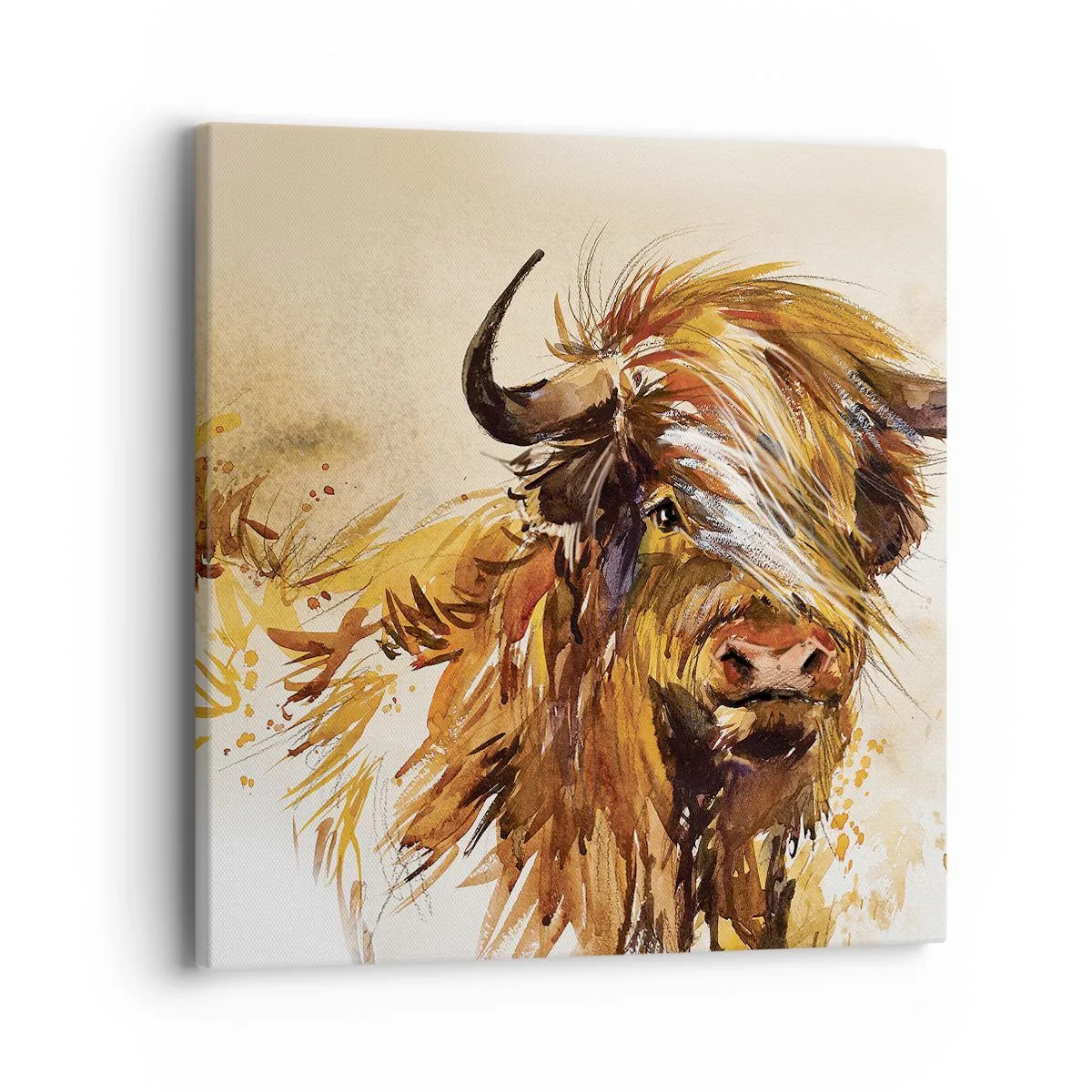 Lærredstryk - Billede på lærred - Jægerens stolthed - 40x40 cm