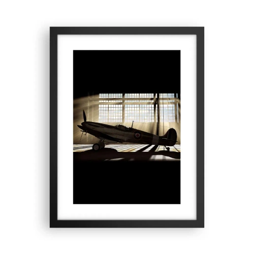 Plakat i sort ramme - Resten af krigeren - 30x40 cm