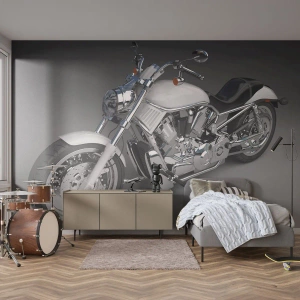 Fototapet Premium Sand - Det giver dig lyst til at knæle - Automotive, Motorcykel, Rejser - 250x175 cm