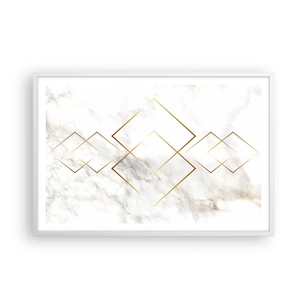 Plakat i hvid ramme - Udsigt til det uendelige - 91x61 cm