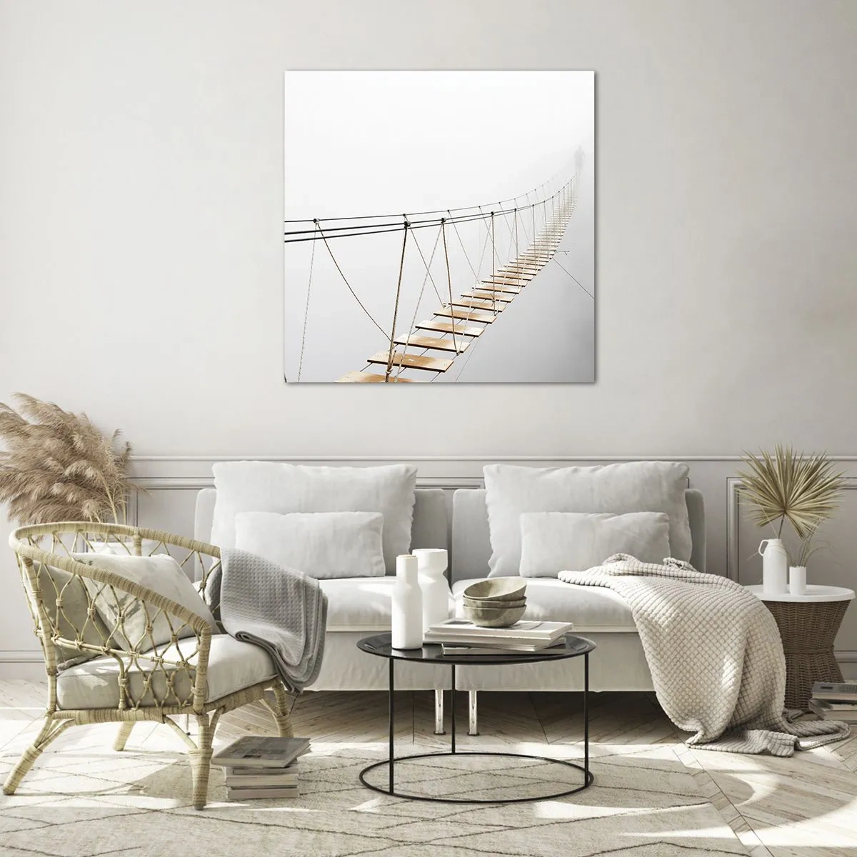 Billede på glas - Hvor vil det føre dig hen? - 30x30 cm