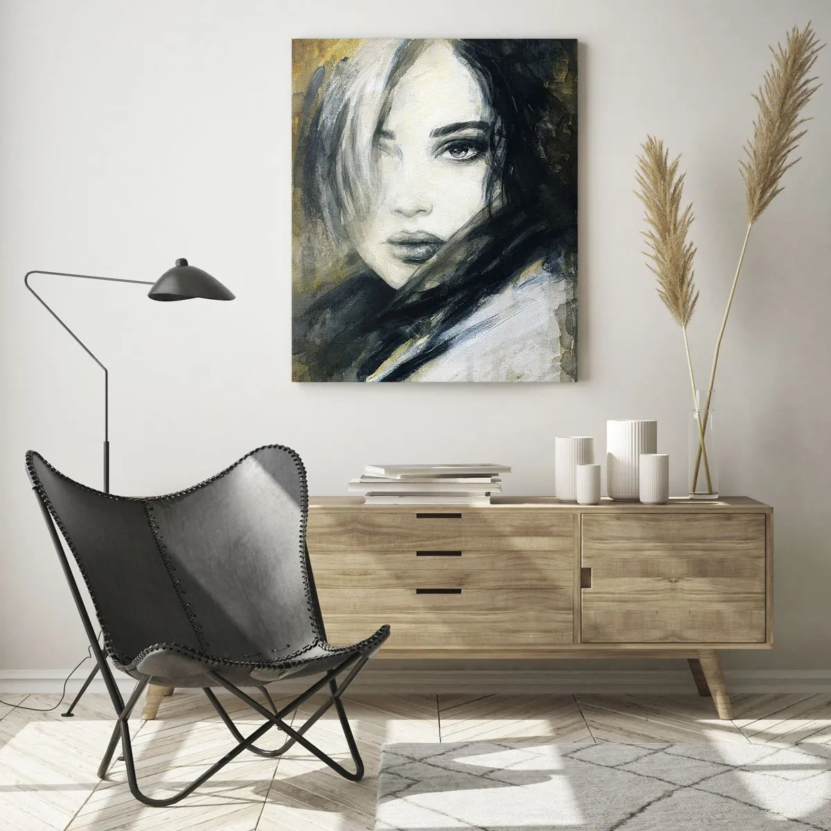 Billede på glas - mere uskyldig eller sensuel? - 50x70 cm