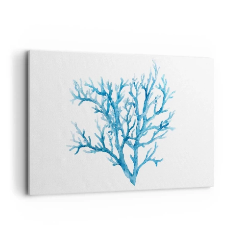 Lærredstryk - Billede på lærred - Marint filigran - 120x80 cm