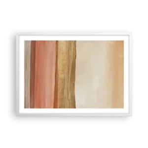 Plakat i hvid ramme - Lodret sammensætning - 70x50 cm