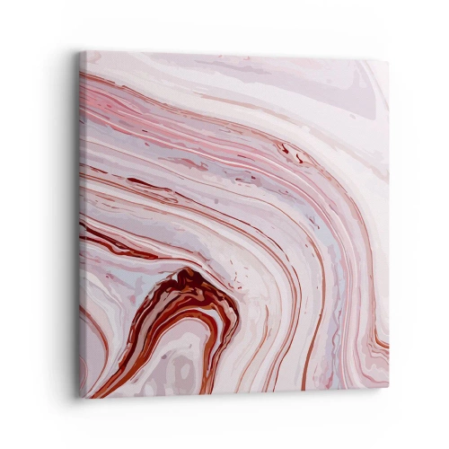 Lærredstryk - Billede på lærred - Lige frem og derefter til højre ned - 30x30 cm