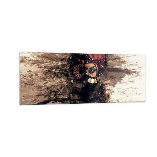 Billede på glas - Foruroligende for at sige det mildt - 140x50 cm