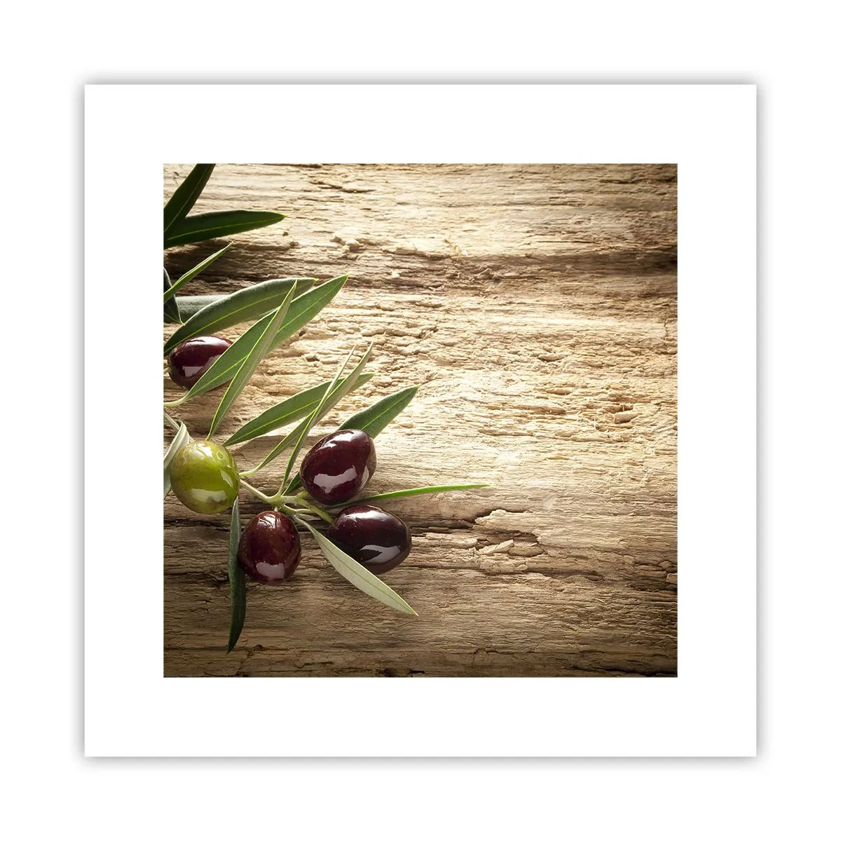 Plakat - Lige fra naturen - 30x30 cm