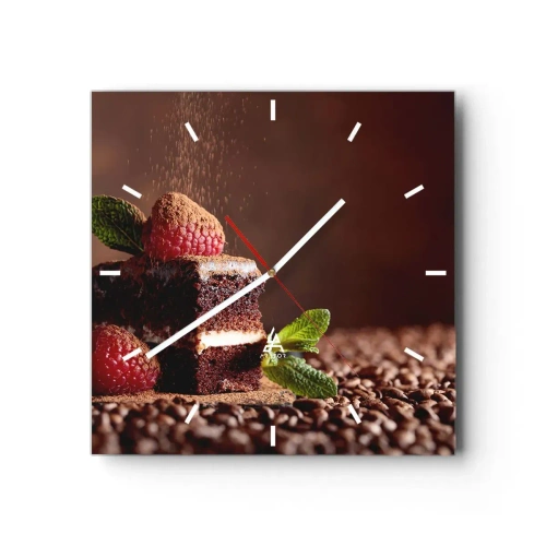 Vægur, Uret - Livet er sødt - 30x30 cm