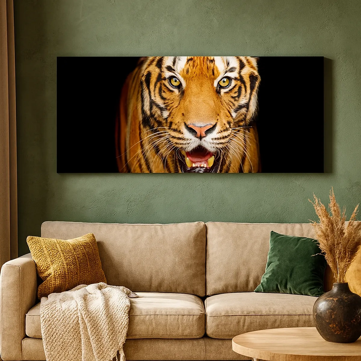 Lærredstryk - Billede på lærred - Vild i hjertet - 30x30 cm