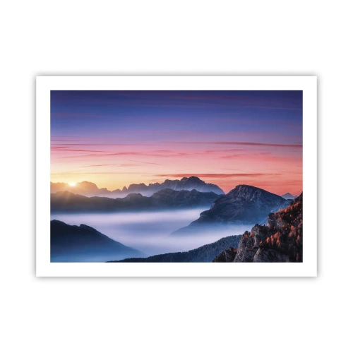 Plakat - Over dalene - 70x50 cm