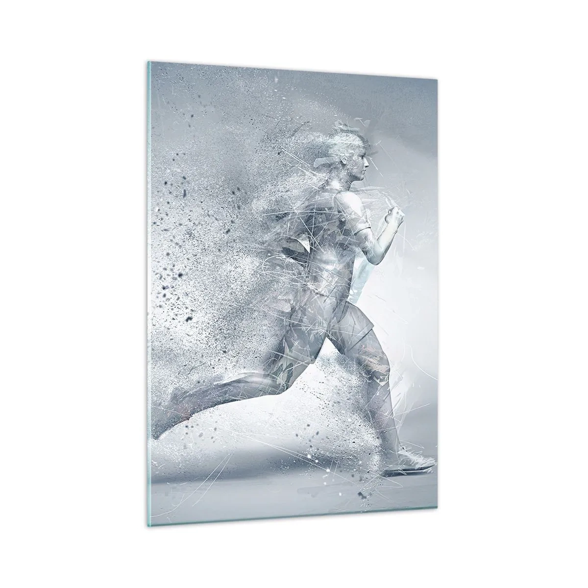 Billede på glas - Krystalklar energi - 50x70 cm