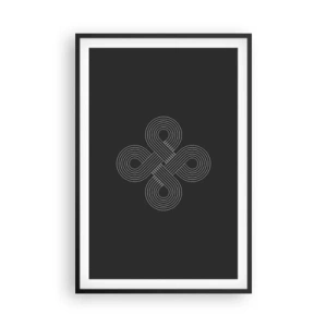Plakat i sort ramme - I den keltiske ånd - 61x91 cm
