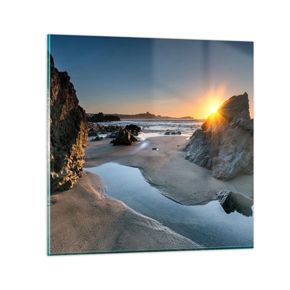 Billede på glas - Uberørt af menneskehånd - 70x70 cm