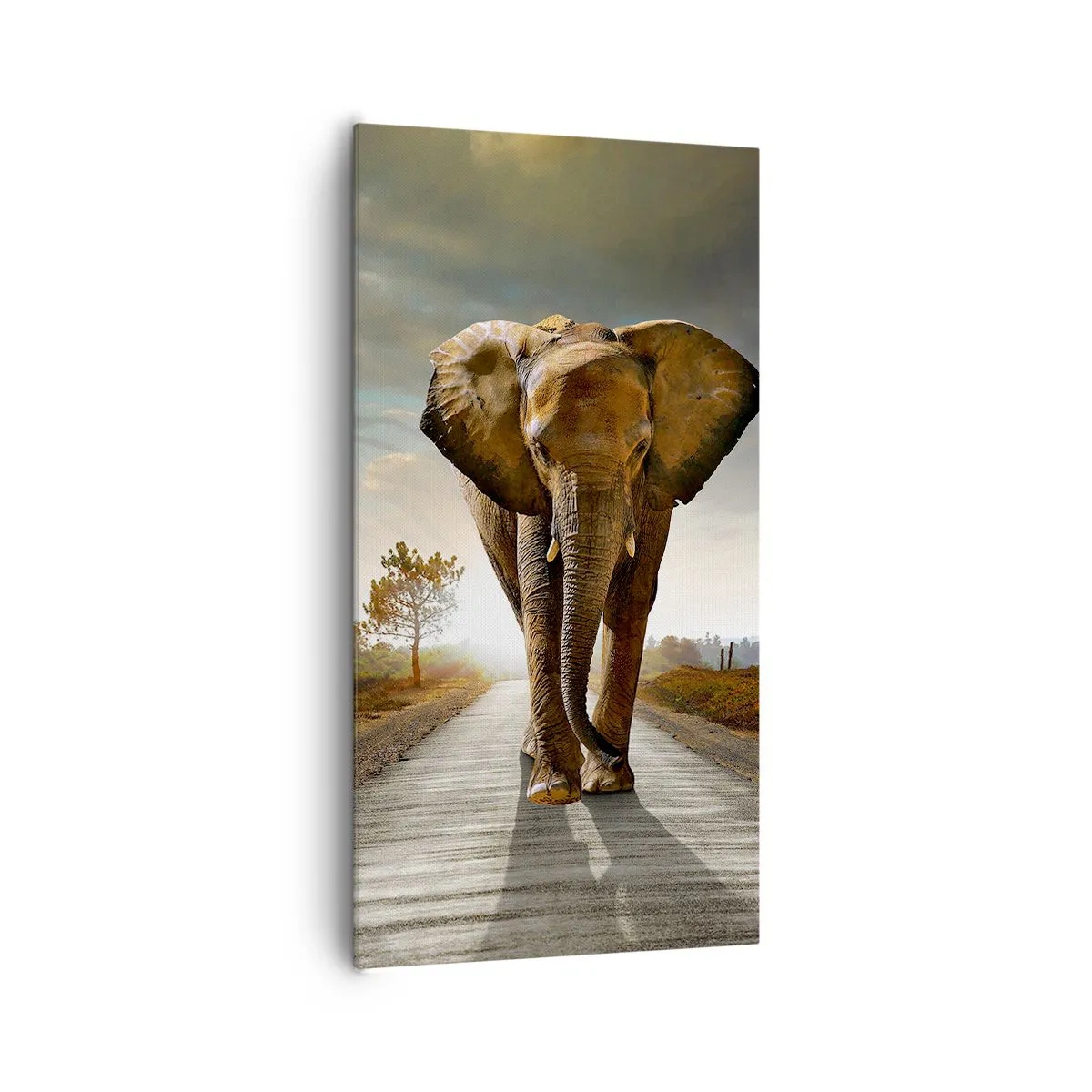 Lærredstryk - Billede på lærred - Og slet ikke i en porcelænsbutik - 65x120 cm