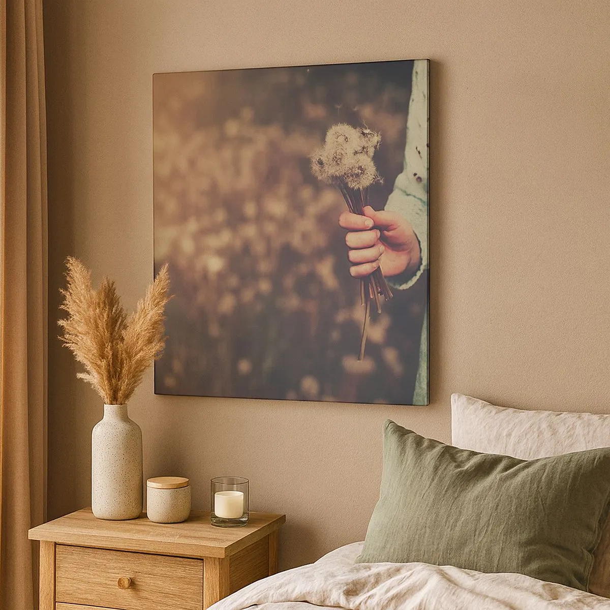 Lærredstryk - Billede på lærred - Behold dem, venligst - 30x30 cm