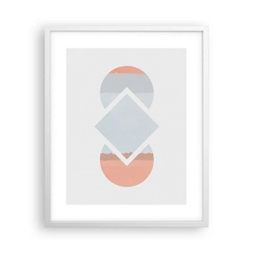 Plakat i hvid ramme - Situationen er klar - 40x50 cm