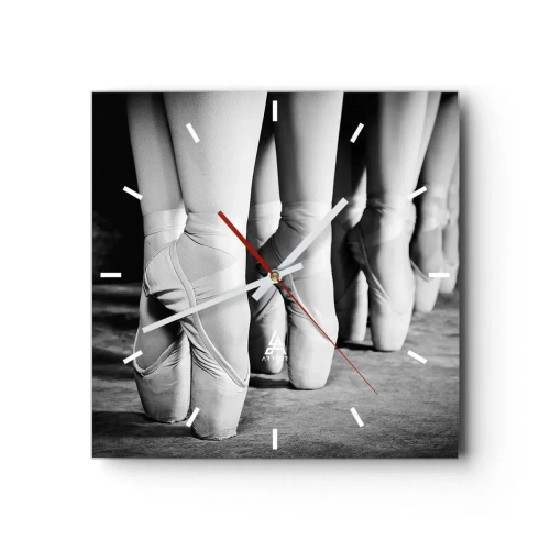 Vægur, Uret - Sammen, let - 40x40 cm