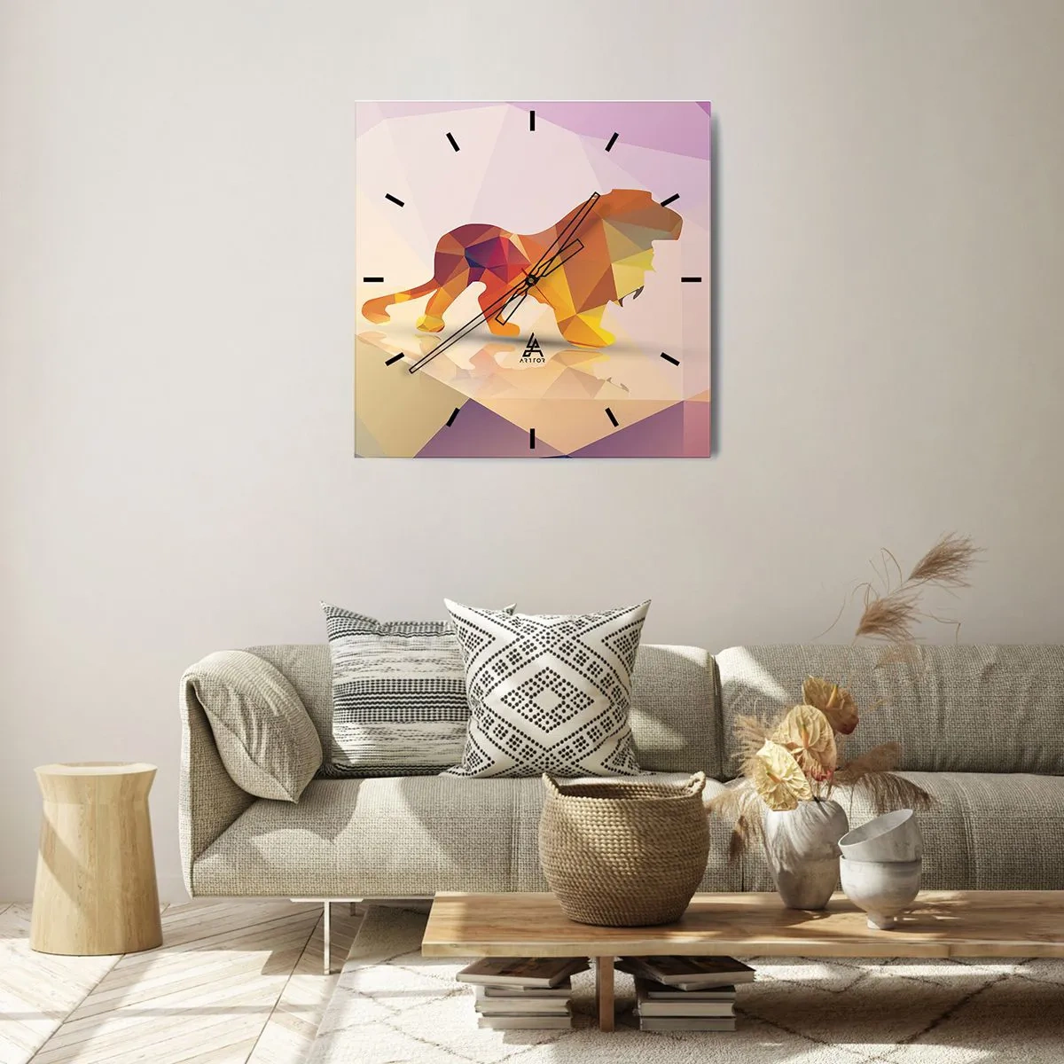 Vægur, Uret - Diamantkongen - 40x40 cm