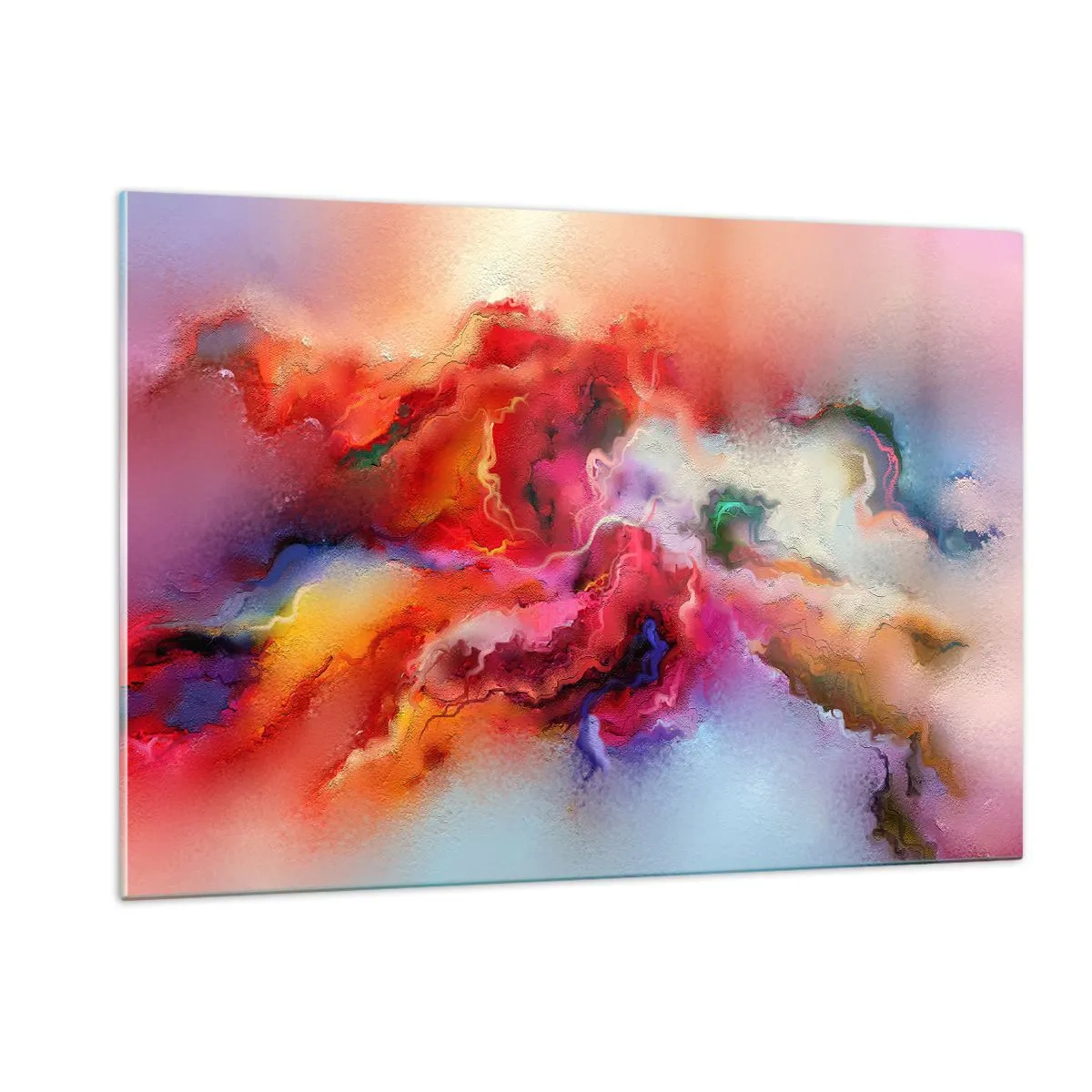 Billede på glas - Sådan fanger du drømmen - røg - 120x80 cm