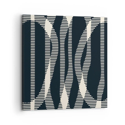 Lærredstryk - Billede på lærred - Forsøg på at bryde igennem mørket - 70x70 cm