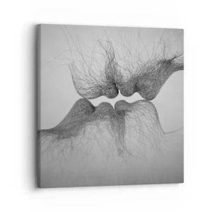Lærredstryk - Billede på lærred - Vindens kys - 30x30 cm