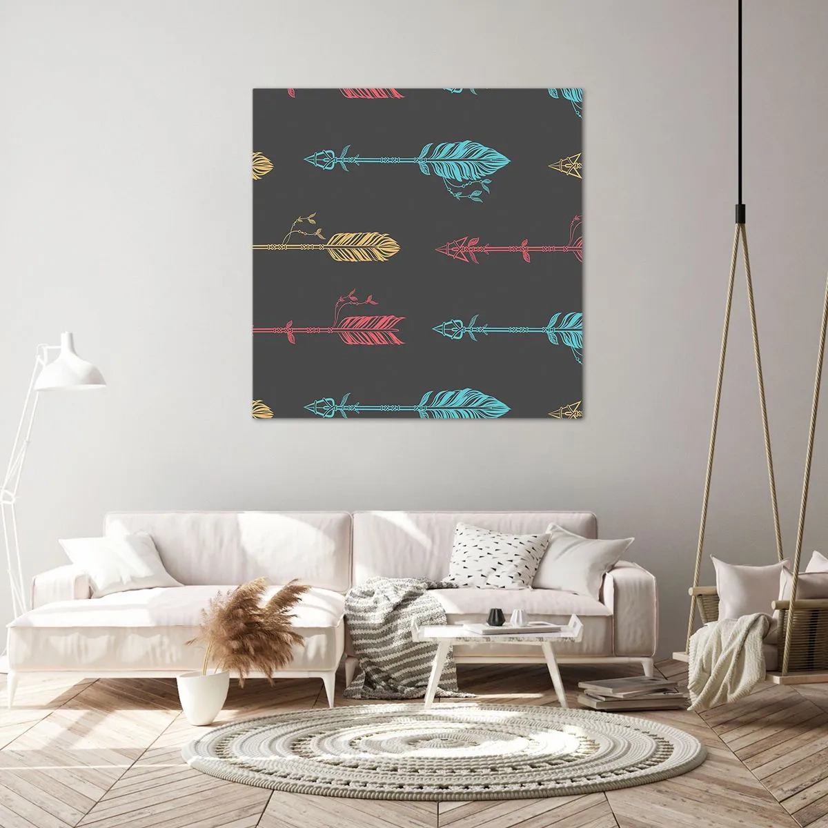 Lærredstryk - Billede på lærred - For at - 40x40 cm