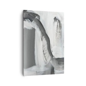Lærredstryk - Billede på lærred - Med beslutsom bevægelse - 70x100 cm