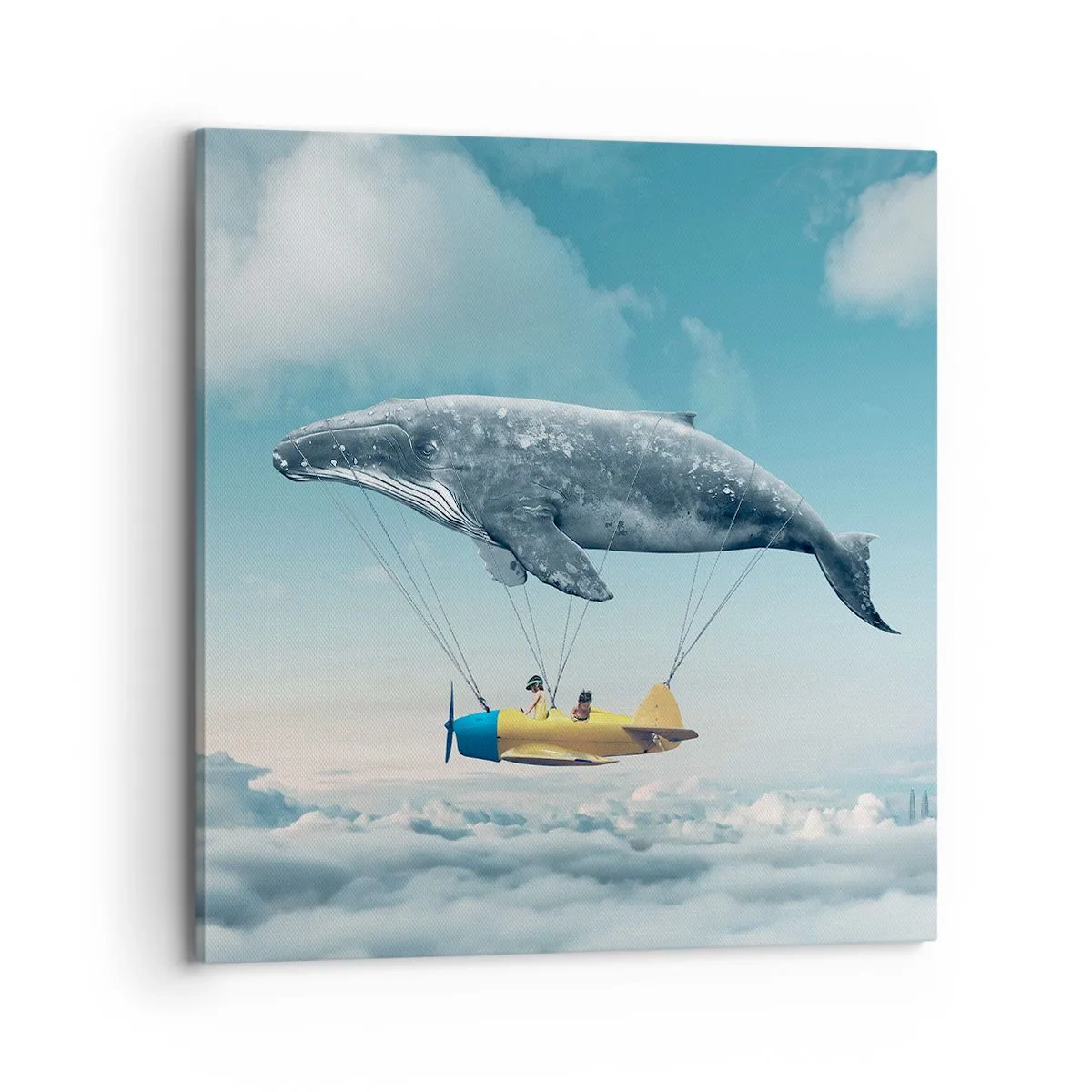 Lærredstryk - Billede på lærred - Hvorfor ikke? - 70x70 cm