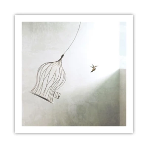 Plakat - I sit elementet - 60x60 cm