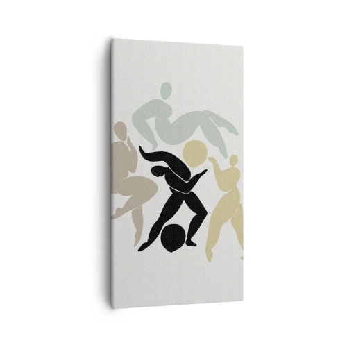 Lærredstryk - Billede på lærred - Bevægelse for sundhed og skønhed - 55x100 cm