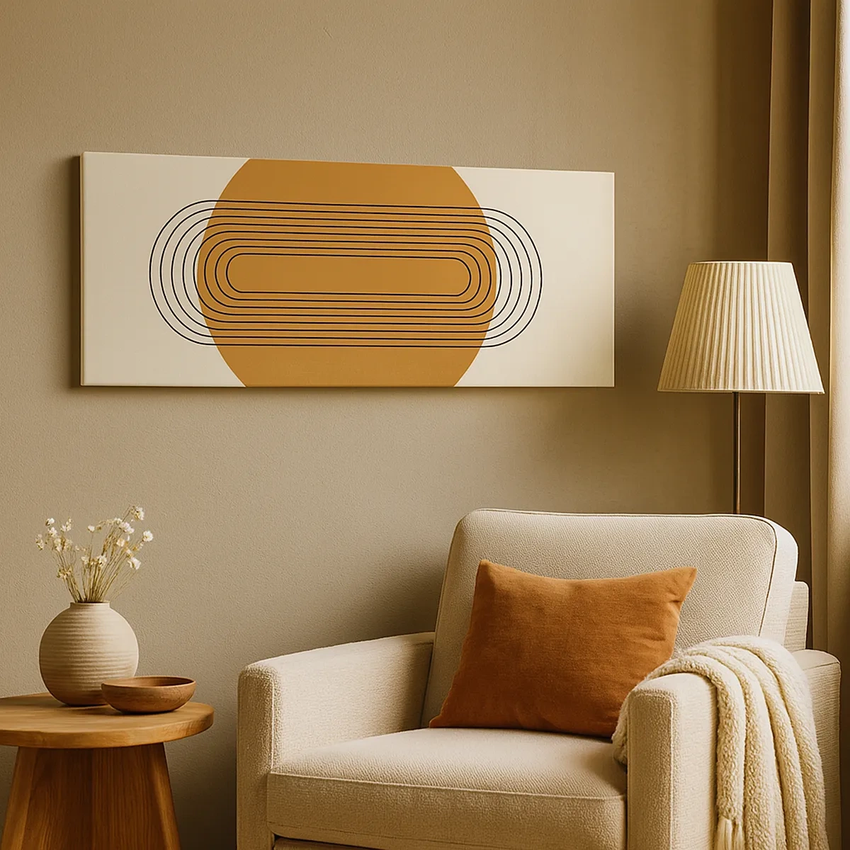 Lærredstryk - Billede på lærred - Den perfekte plan - 30x30 cm