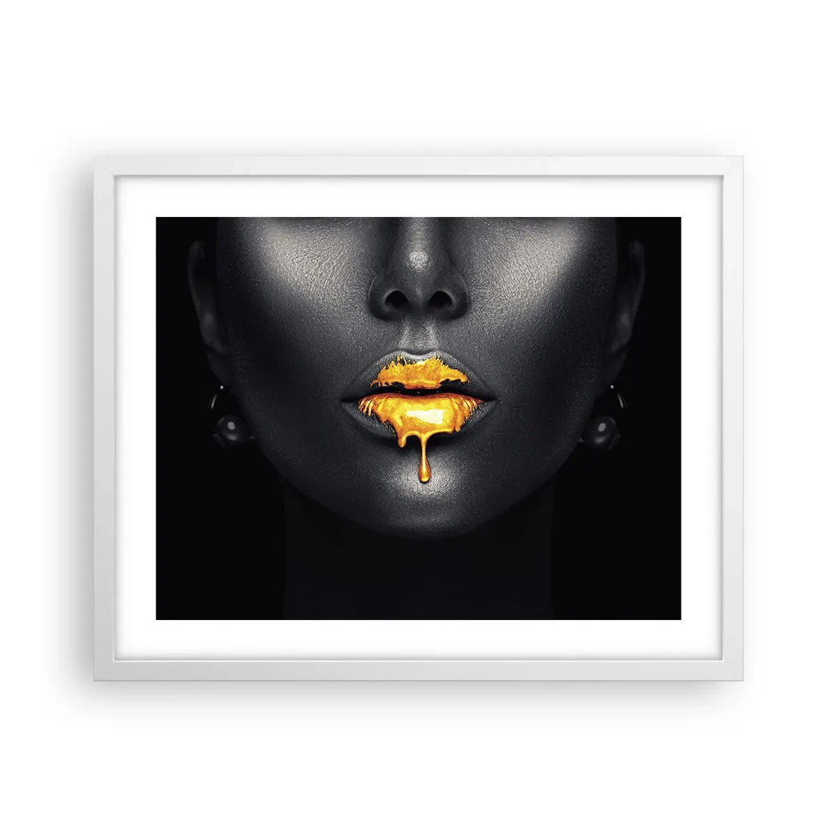 Plakat i hvid ramme - Gyldenmund - 50x40 cm