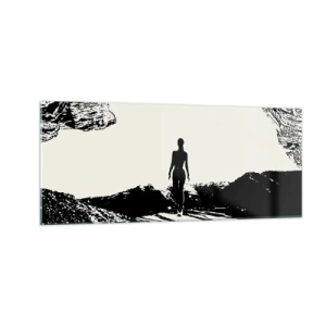 Billede på glas - Et nyt udseende - 100x40 cm