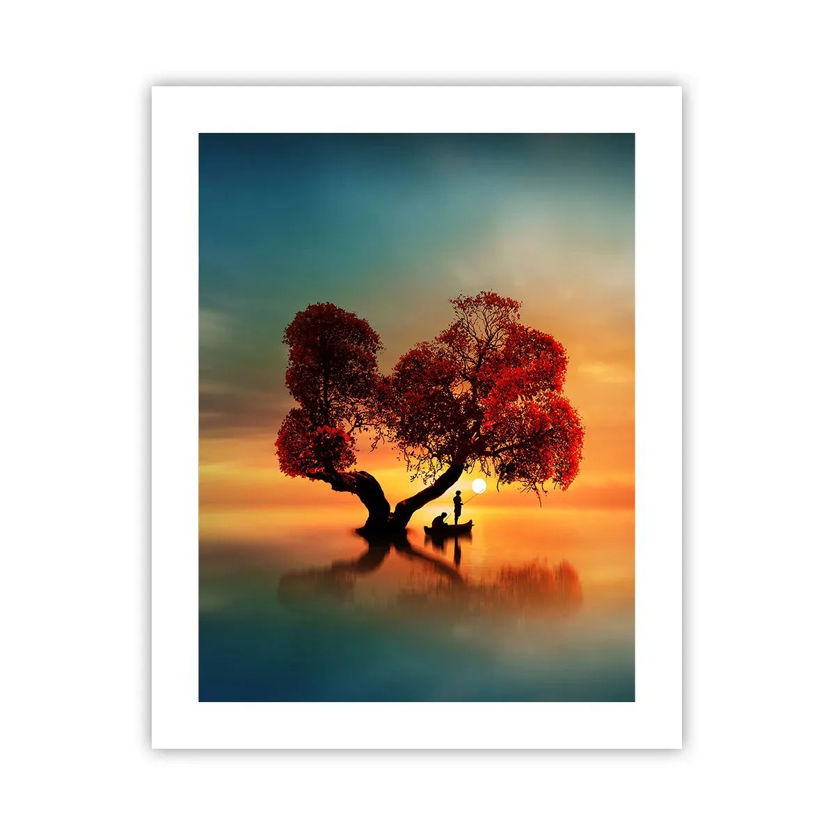 Plakat - Fjern og tavs verdensløshed - 40x50 cm