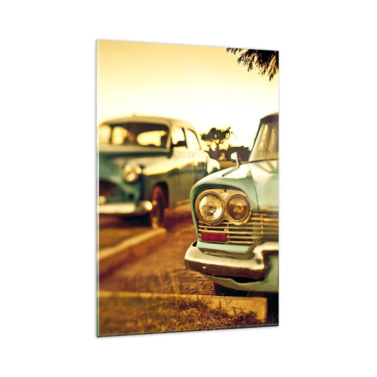 Billede på glas - Vi må vente og se - 80x120 cm