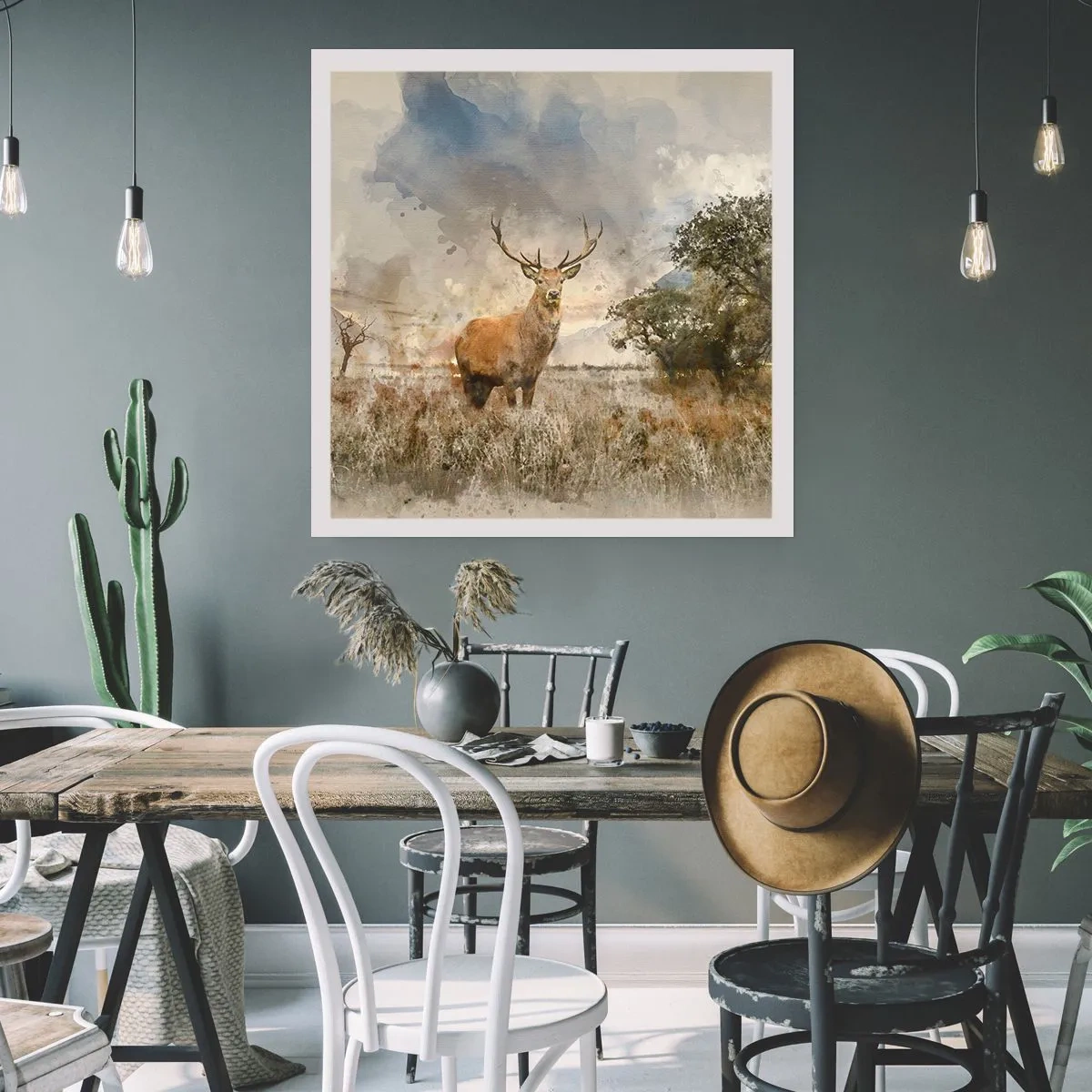 Plakat - Værdighed - styrke - værdighed - 40x40 cm