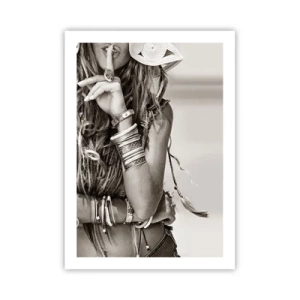 Plakat - Som en pige - 50x70 cm