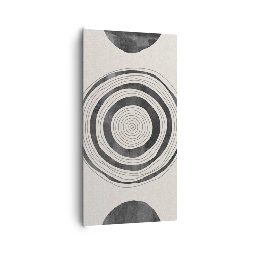 Lærredstryk - Billede på lærred - Det vigtige er det, der er imellem - 65x120 cm