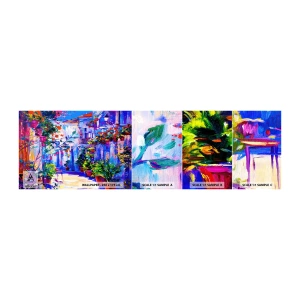 Fototapet Prøve Standard Eco - Impression - Italiensk gade - By, Arkitektur, Italien - 100x30 cm
