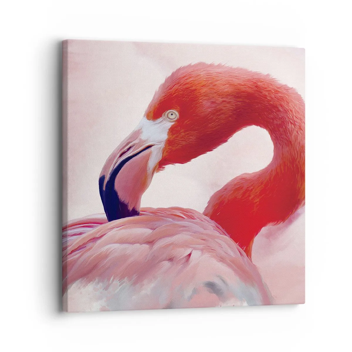 Lærredstryk - Billede på lærred - Fugleskønhed - 30x30 cm