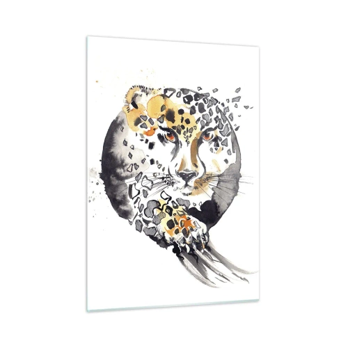 Billede på glas - Rovdyrisk skønhed - 50x70 cm