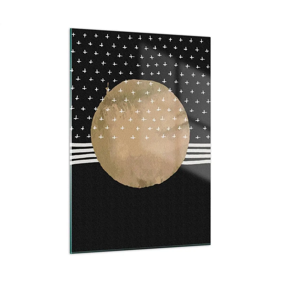 Billede på glas - Komposition: galaksens flag - 50x70 cm