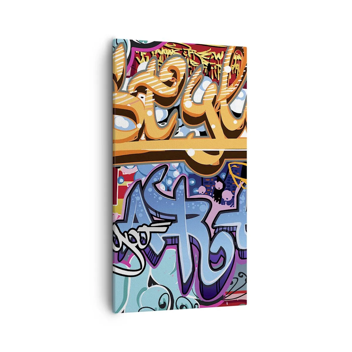 Lærredstryk - Billede på lærred - Vægmalerier, vægmalerier, vægmalerier.... - 55x100 cm