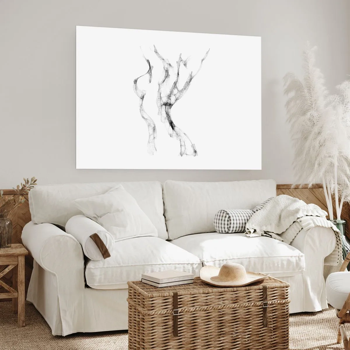 Plakat - Smuk og stærk - 70x50 cm