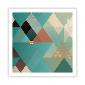 Plakat - Enhed af mangfoldighed, mangfoldighed af enhed - 60x60 cm