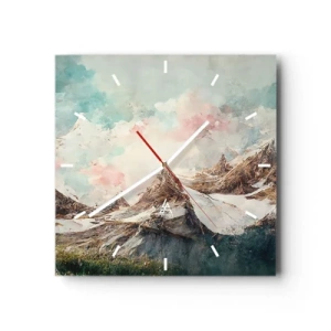 Vægur, Uret - Stenede knive - 30x30 cm