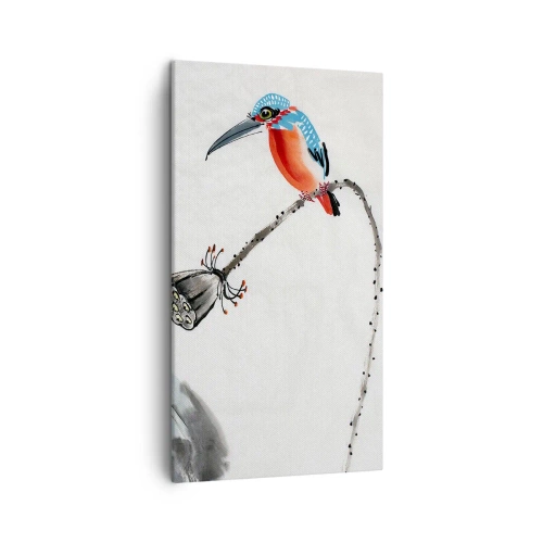 Lærredstryk - Billede på lærred - Engenes liv - 45x80 cm