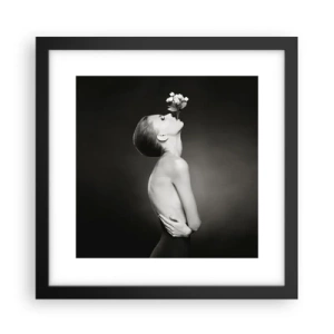 Plakat i sort ramme - Excentrisk elegance - 30x30 cm